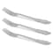 Smarty Had A Party Shiny Baroque Silver Plastic Forks (600 Forks), 600PK 7955-SBQ-CASE - alternate 2